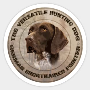 German Shorthaired Pointer Logo Sticker